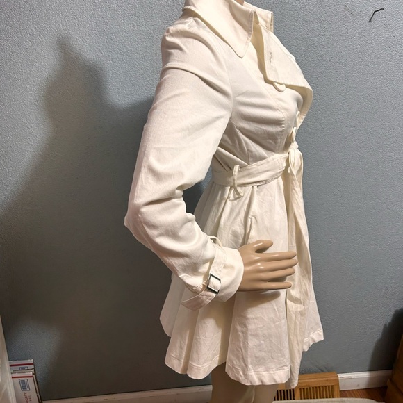 NWOT Better Be double breasted trench coat size small - Picture 2 of 7